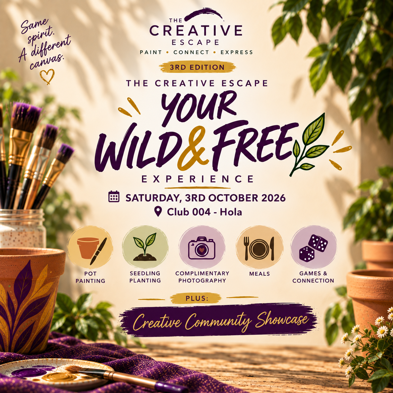 The Creative Escape: Wild and Free poster 2