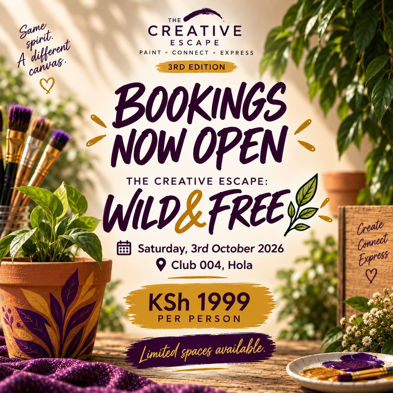 The Creative Escape: Wild and Free poster 3